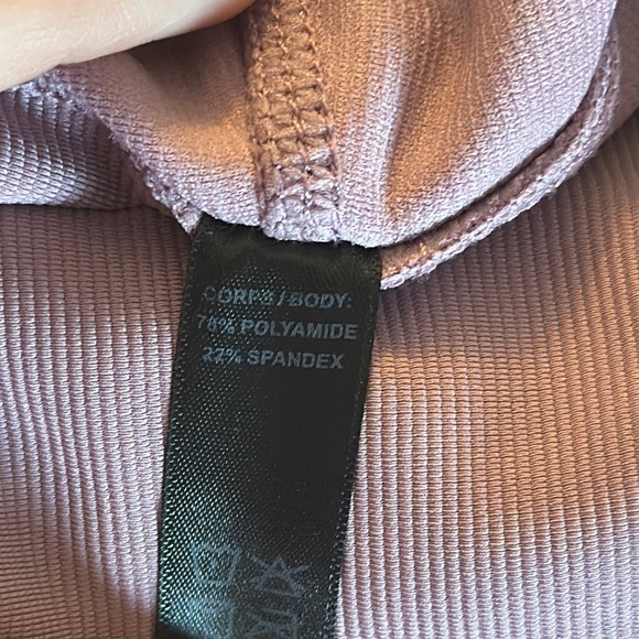 Kyodan Purple High-Rise Leggings Stretch Fit ribbed - Picture 3 of 11